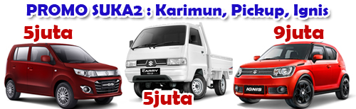 Promo Suka-suka Mobil Suzuki Karimu, Pickup, Ignis